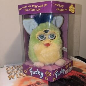 Vintage 1998 Tiger Electronics Furby 70-800 Kiwi NEW SEALED Green Yellow Blue